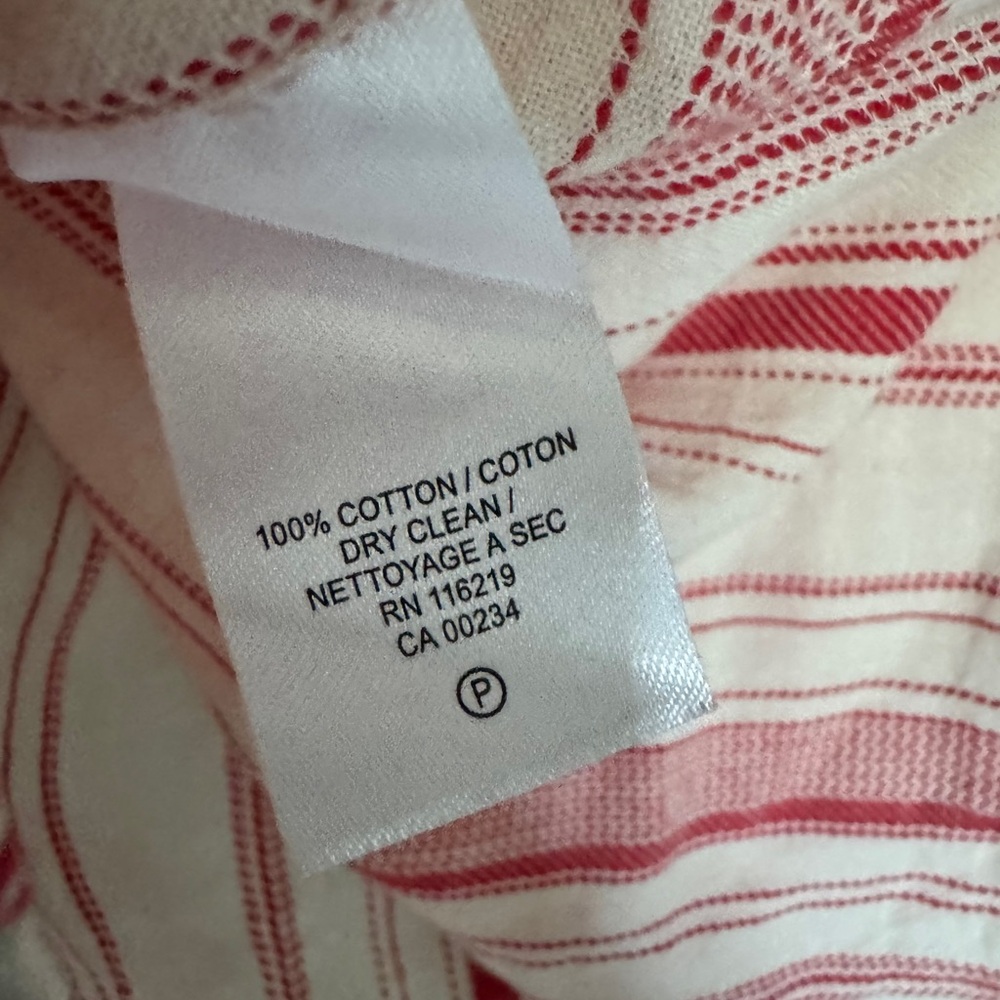 ❤️ STEVEN ALAN x CLARE V. WOMEN'S COTTON STRIPED LOOSE FIT SHIRT BOHEMIAN - Picture 6 of 6